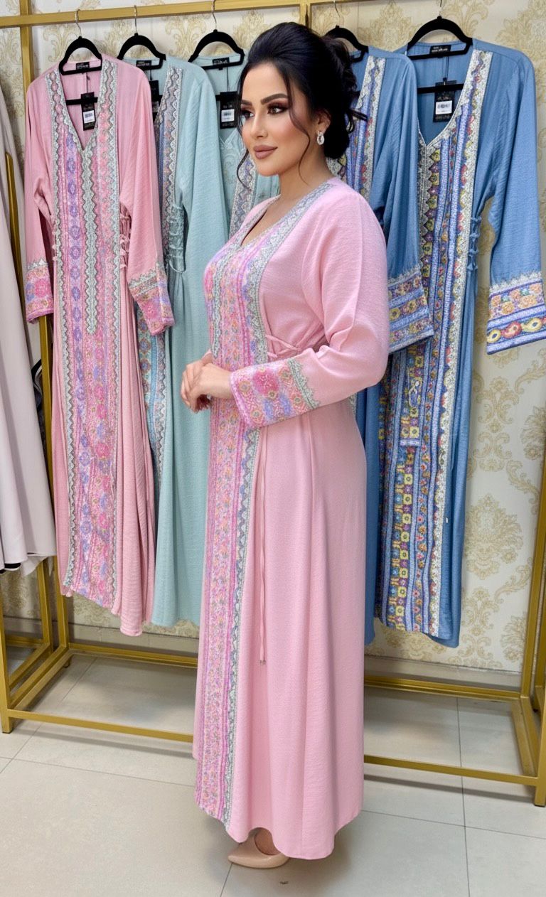 فستان لانين فاخر