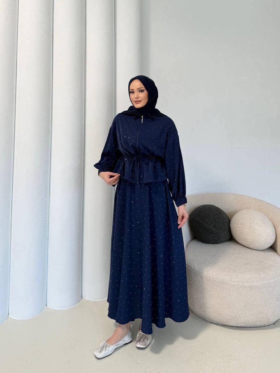 Elegant Flow Abaya – بساطة فخمة بكل تفصيلة
