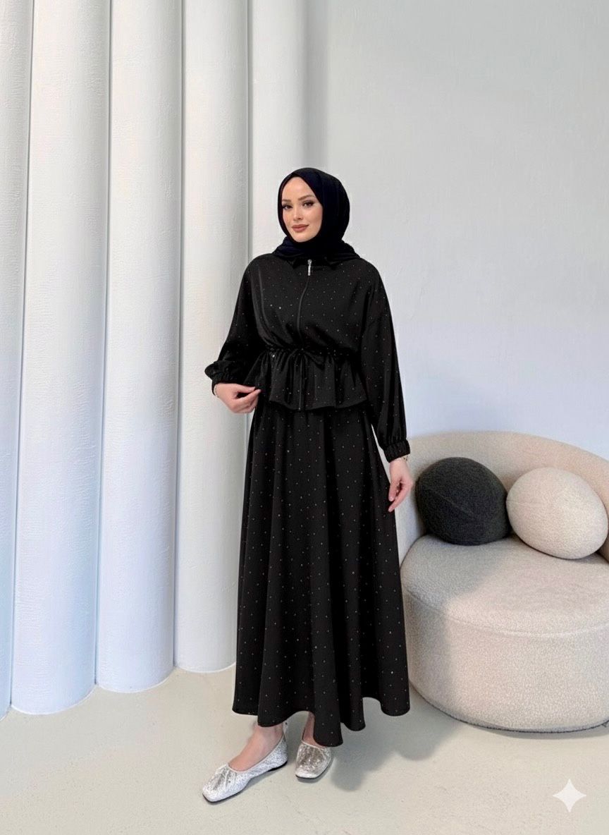 Elegant Flow Abaya – بساطة فخمة بكل تفصيلة