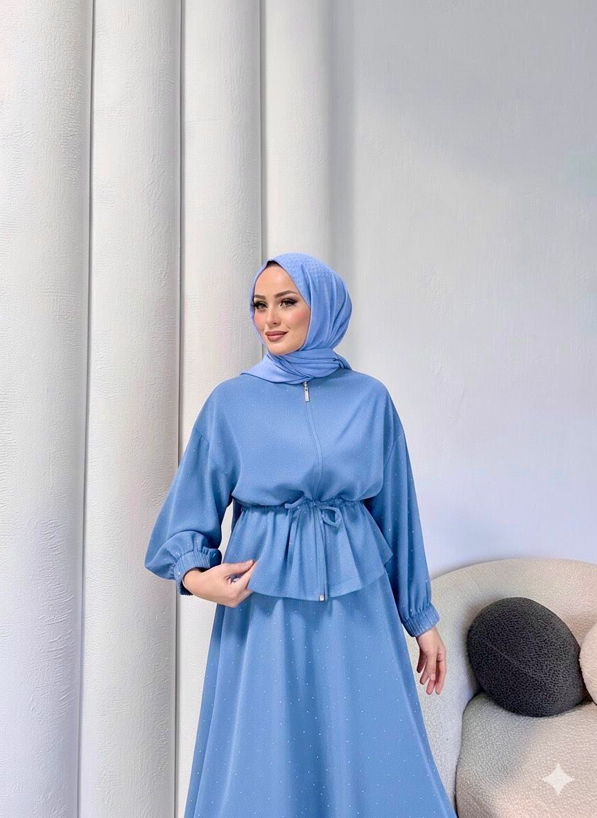 Elegant Flow Abaya – بساطة فخمة بكل تفصيلة